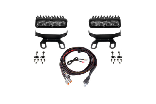 Diode Dynamics 2013-2018 Ram 1500 Ram Standard SS6 Sport LED Kit White Fog 6000K