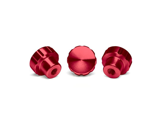 WeatherTech Colored Billet Knobs-Red