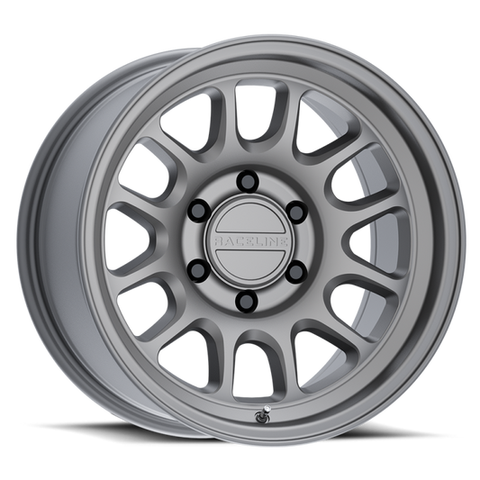Raceline 958T Rogue 20x9in / 5X127 BP / 0mm Offset / 78.1mm Bore - Matte Titanium