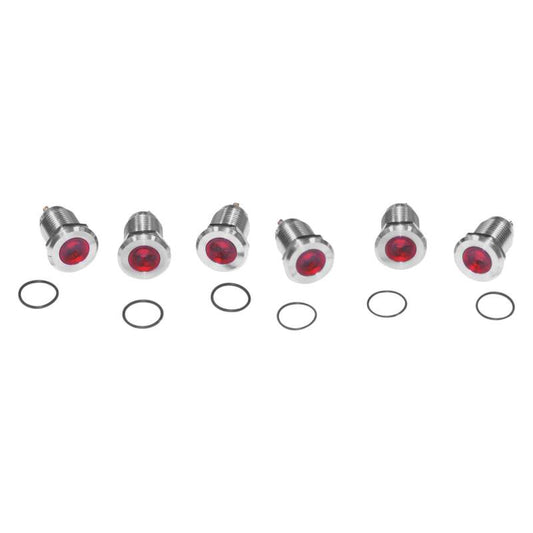 Letric Lighting Royal Flush Mount 9-16in Stl/Red