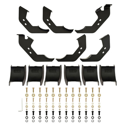 Westin 25-26 Toyota 4Runner PRO TRAXX 4 Oval Nerf Step Bars - Semi-Gloss Black