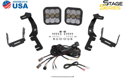 Diode Dynamics Stage Series Ditch Light Kit for 2019-Present Ram SS5 - Pro White Combo