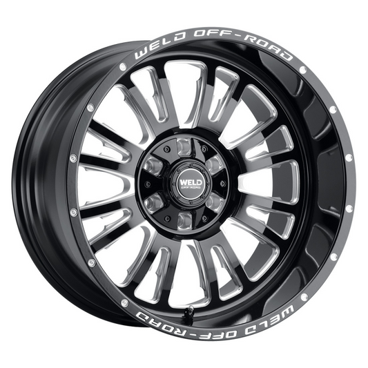 Weld Slingblade 20x9 / 6x135 / 5.75 BS / 106.1 HB - Gloss Black Milled - Non-BL Wheel