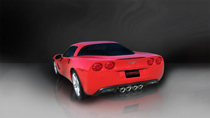 Corsa 09-13 Chevrolet Corvette (C6) 2.5in Xtreme Cat-Back Exhaust - 3.5in Twin Tips