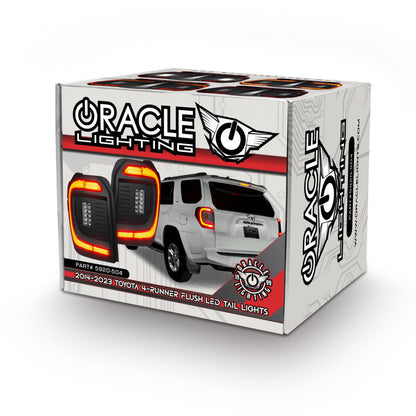 Oracle 14-23 Toyota 4Runner Black Series Lensless Flush Style LED Tail Lights - Tinted