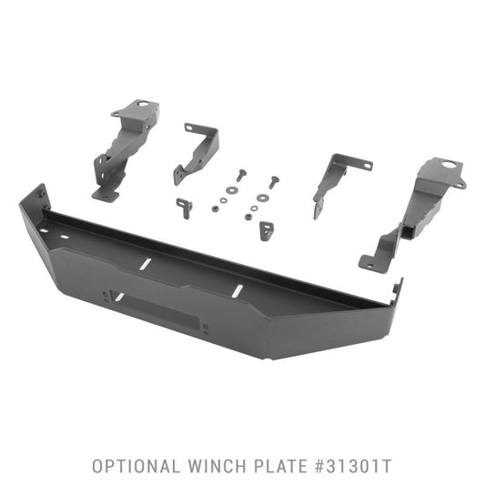 Go Rhino 19-24 Ram 1500 3100 Series StepGuard Winch Tray Kit (Req. 3130T or 3130MT) - Tex. Black