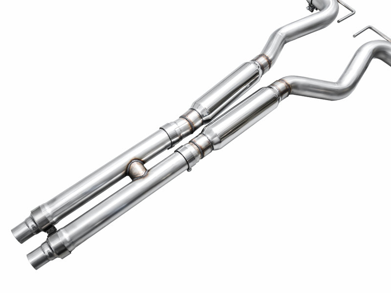 AWE Tuning 21-23 Ford Mustang Mach 1 SwitchPath Cat-Back Exhaust w/ Quad Diamond Black Tips