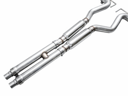 AWE Tuning 21-23 Ford Mustang Mach 1 SwitchPath Cat-Back Exhaust w/ Quad Diamond Black Tips