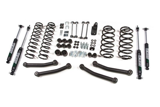 Zone Offroad 97-02 Jeep TJ 4in Suspension System