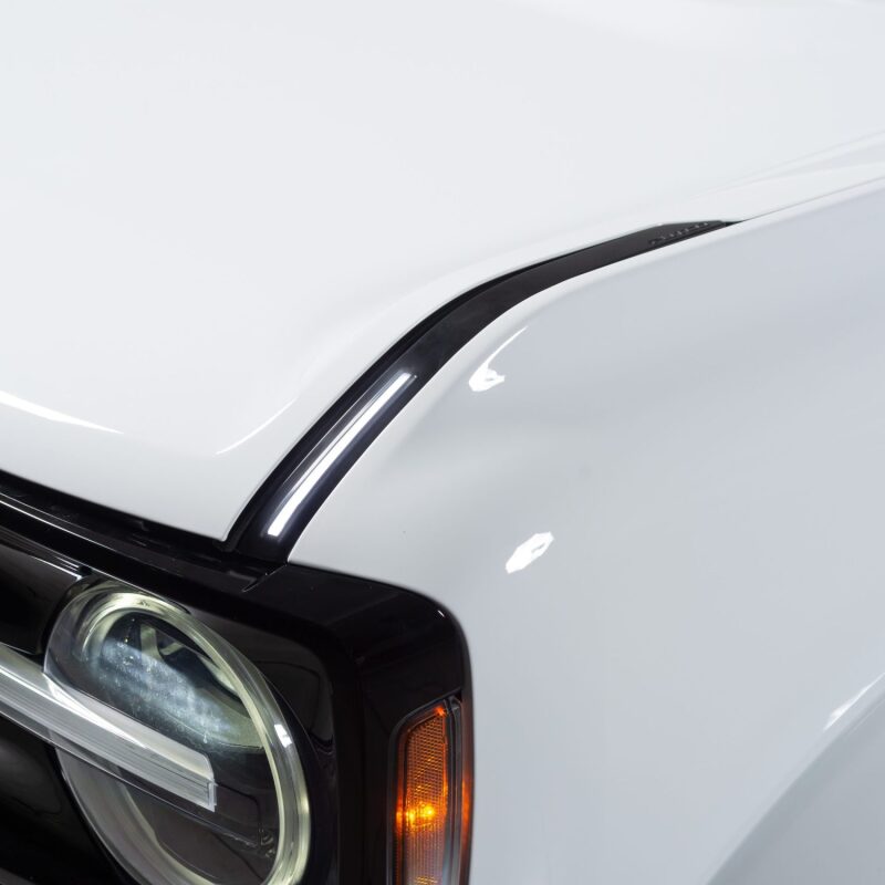 Putco 22-24 Ford Bronco Luminix DRL LED Light Hood Limb Riser (Factory Hood Side Hinge Replacements)