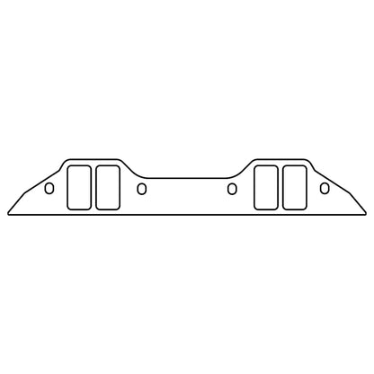 Cometic Chrysler BB B/RB V8 .060in Fiber Intake Mani Gasket Set-2.260in x 1.210in Rectangular Ports