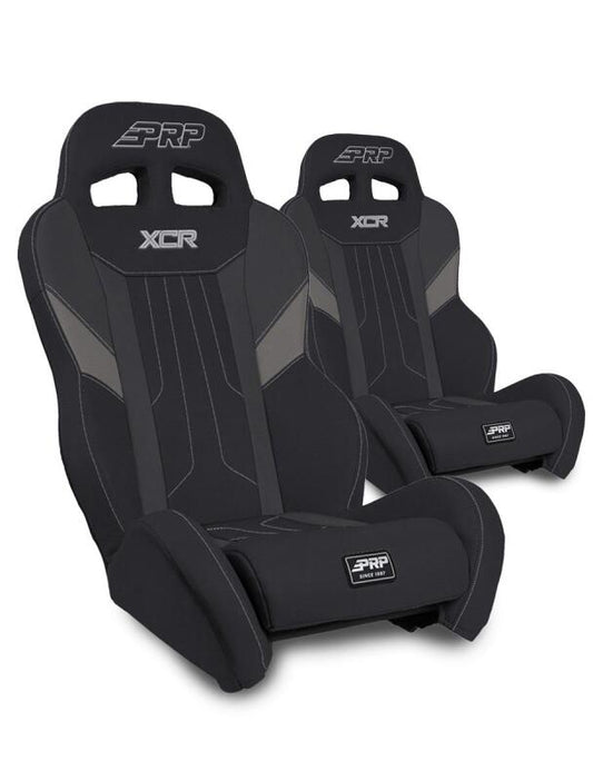 PRP XCR Suspension Seats Kit for Can-Am Maverick X3 (Pair) - Black & Gray