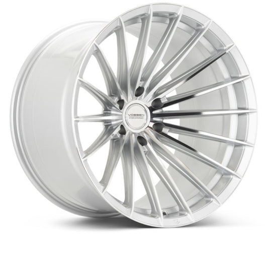 Vossen HFX-4 22x12 - 6x139.7 - ET-44 - Ultra Deep - 106.1 - Silver Polished Wheel