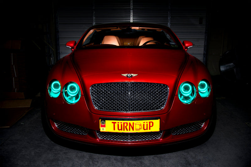 Oracle 04-09 Bentley Continental GT LED Headlight Halo Kit - Red