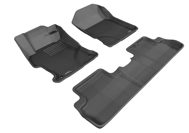 3D MAXpider 12-13 Honda CIvic Coupe Kagu Black Full Set