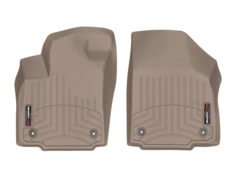 WeatherTech 22-23 Jeep Grand Wagoneer/Wagoneer Front FloorLiner - Tan (8 Passenger)
