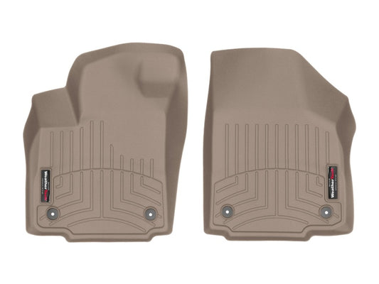 WeatherTech 22-23 Jeep Grand Wagoneer/Wagoneer Front FloorLiner - Tan (8 Passenger)