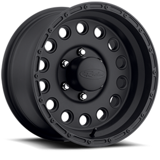 Raceline 887B Rock Crusher 17x9in / 5x127 BP / 0mm Offset / 83.82mm Bore - Satin Black Wheel