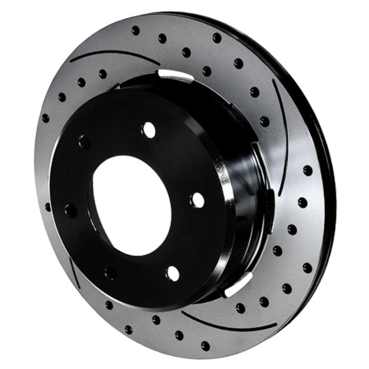 Wilwood 6x5.5 SRP Drilled Performance Rear Rotor & Hat R/H - Black