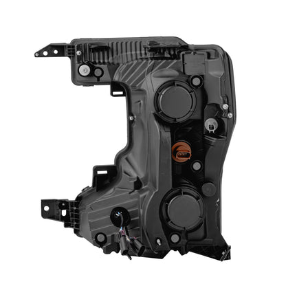 AlphaRex 20-22 Ford F150 Pro-Series Projector Headlights Black w/ Activation Light / Seq. Sig. / DRL