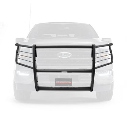 Go Rhino 21-24 Ford F-150 3100 Series StepGuard Center Grille + Brush Guards - Tex. Blk