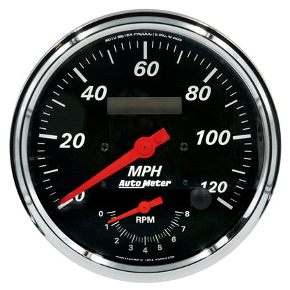 Autometer Designer Black Tach/Speedo 5in. - 120mph & 8k RPM