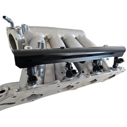 BLOX Racing Honda K-Series Xtreme Aluminum Fuel Rail - Black