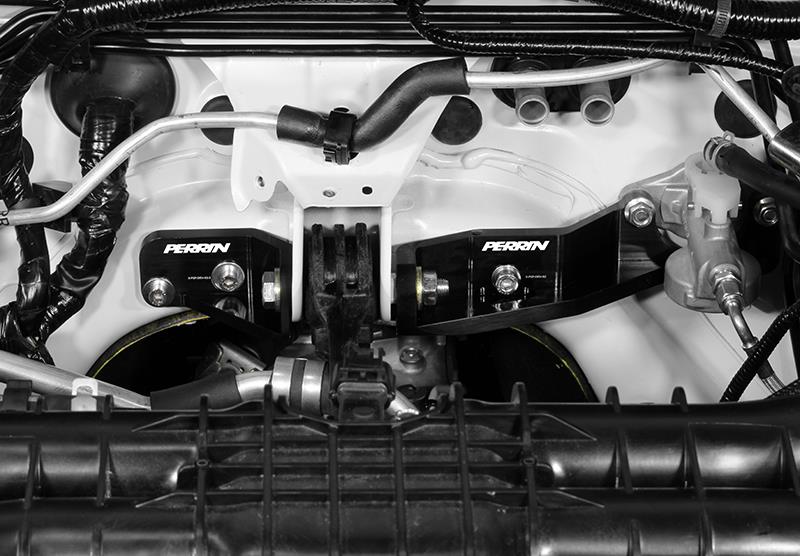 PERRIN 15-21 Subaru Impreza/WRX/STI Pitch Stop Mount & Firewall Brace - Black