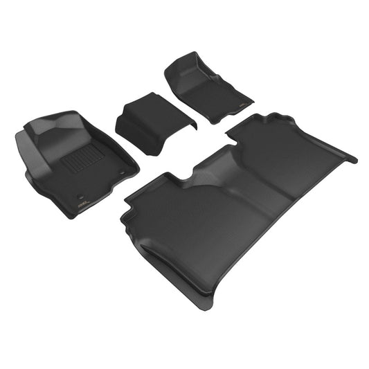 3D MAXpider 19-26 GMC Sierra Crew Cab Kagu Black Full Set