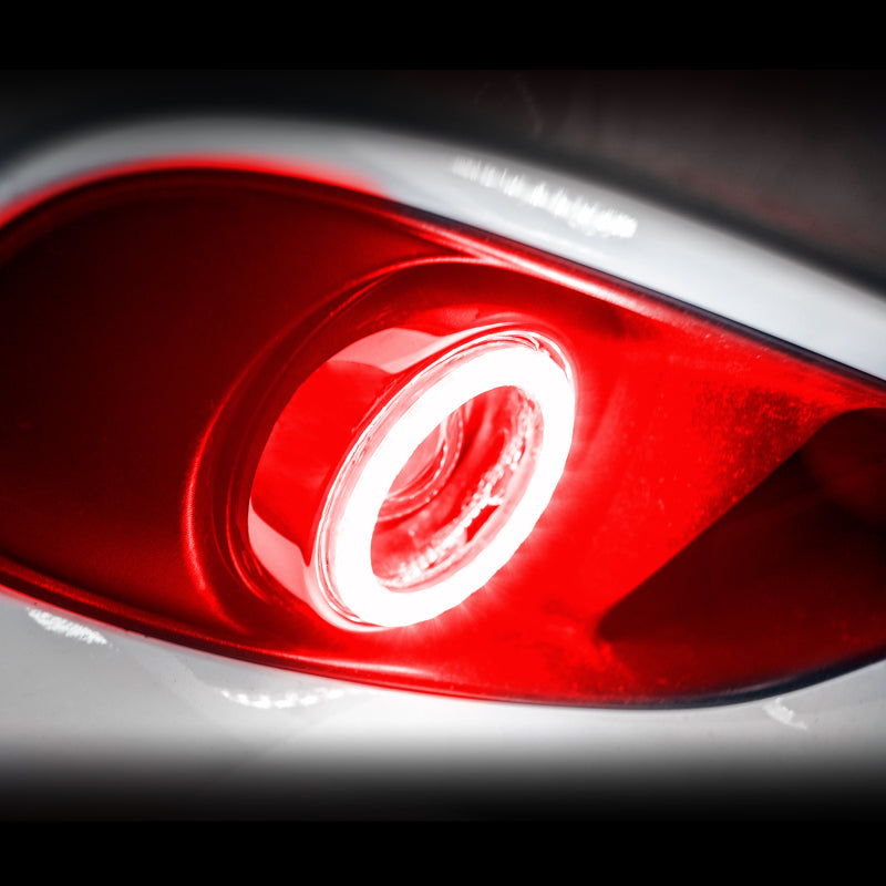 Oracle 10-13 Chevrolet Camaro Surface Mount LED Fog Light Halo Kit - Red