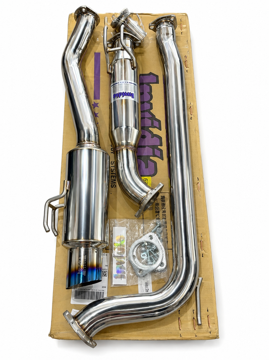 Invidia 06-11+ Civic Si 2Dr ONLY 76mm RACING N1 Titanium Tip Cat-back Exhaust