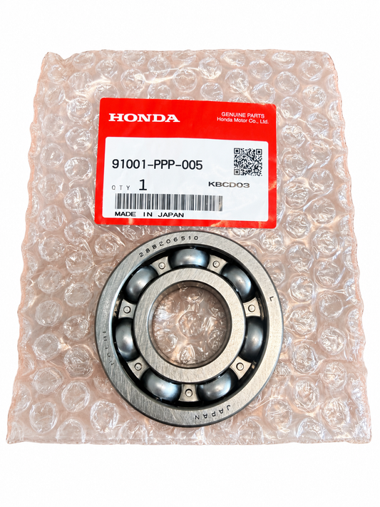 Honda - Genuine Honda OEM K-series Main-Shaft / Input Shaft Transmission Ball Bearing | 91001-PPP-005