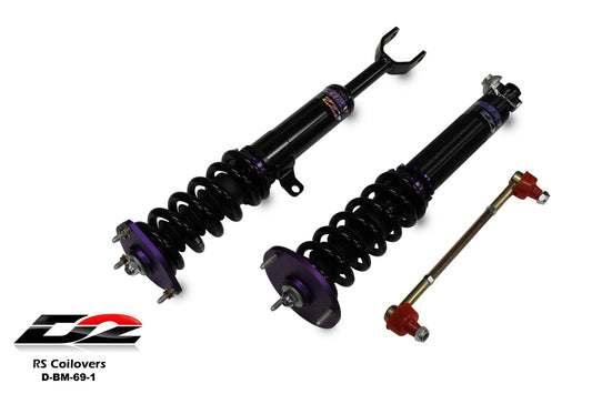 D2 Racing - RS Coilovers for 10-17 BMW 5-SERIES F10, INCL M5 (RWD), SEDAN