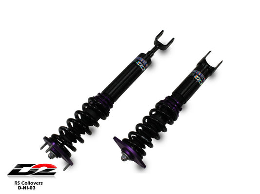 D2 Racing - RS Coilovers for 03-07 Nissan 350Z/ 03-07 G35 Coupe (RWD) / 03-06 G35 Sedan (RWD)