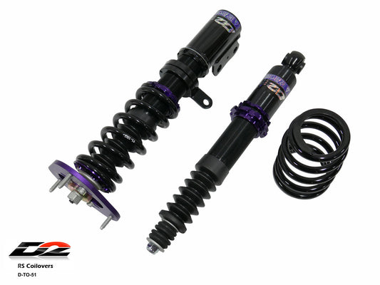 D2 Racing - RS Coilovers for 04-09 Toyota Prius