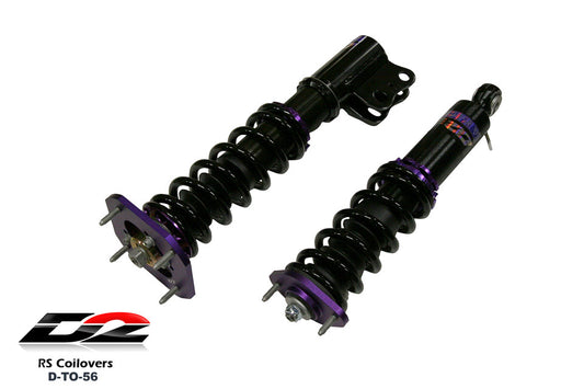 D2 Racing - RS Coilovers for 90-99 Toyota TERCEL / 91-99 PASEO / 85-99 STARLET (FWD)