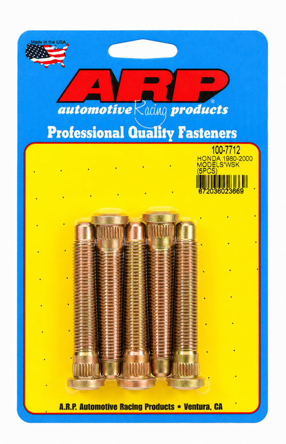 ARP 80-00 Honda M12x2.85inch 5 Wheel Stud Kit