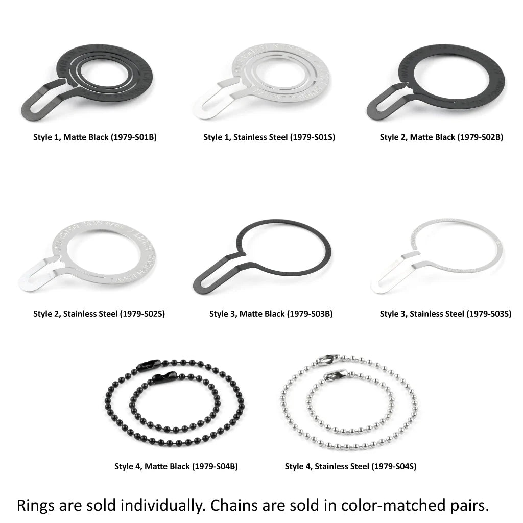 Acuity - Shift Knob Charm Rings and Charm Chains