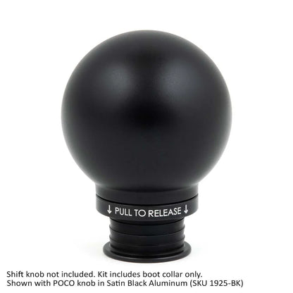 Acuity - Satin Black Aluminum Shift Boot Collar for POCO Shift Knobs