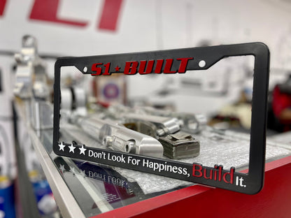 S1 Built - License Plate Frames - Plastic