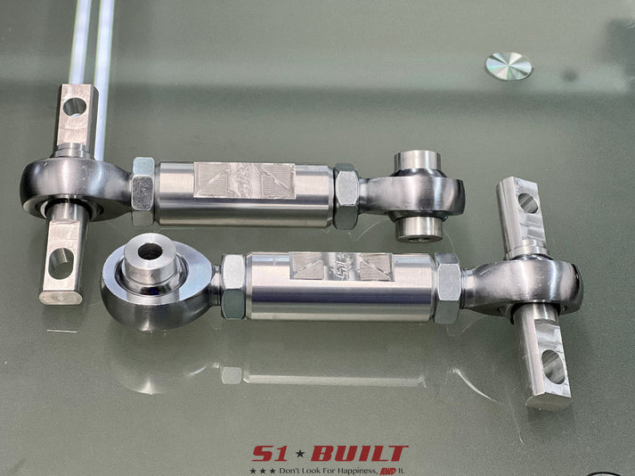 S1 Built - Billet Adjustable Camber Kit 88-00 Civic, 90-01 Integra, 97-01 CR-V