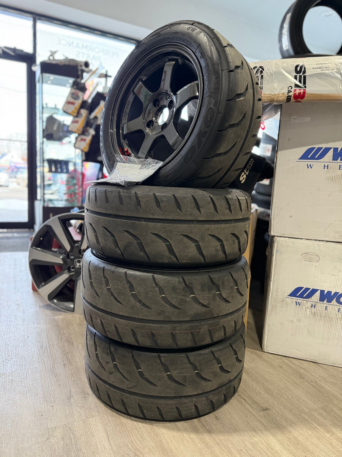 Volk Racing TE37’S 15x8 Wrapped In Toyo R888R’S