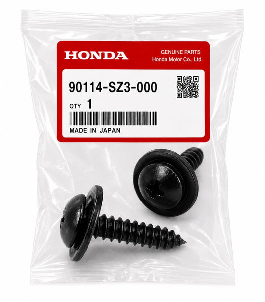 Honda - Genuine Honda Wheelhouse Liner Screw & Washer (5x20) | 90114-SZ3-000