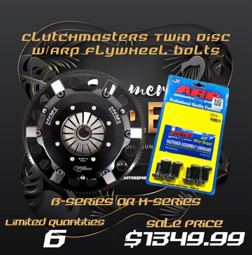 Clutch Masters - FX725 Twin Disc w/ ARP Flywheel Bolts