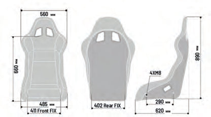 Sparco Seat Evo QRT Black