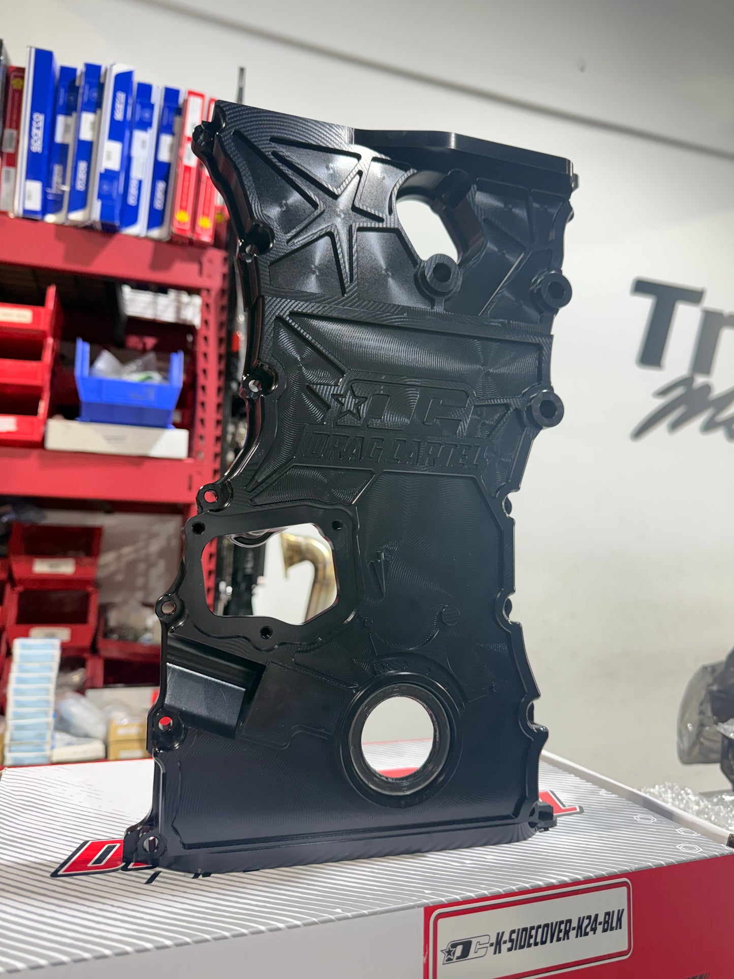 Tsm Used Parts Collection - Drag Cartel K24 Timing Cover Black