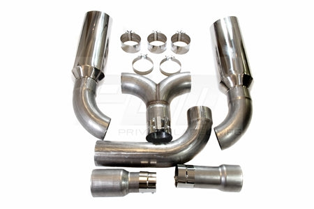 PLM - 5" Dual Diesel Stack Kit with Slant Tips Universal Fit Chevy Ford Dodge Exhaust
