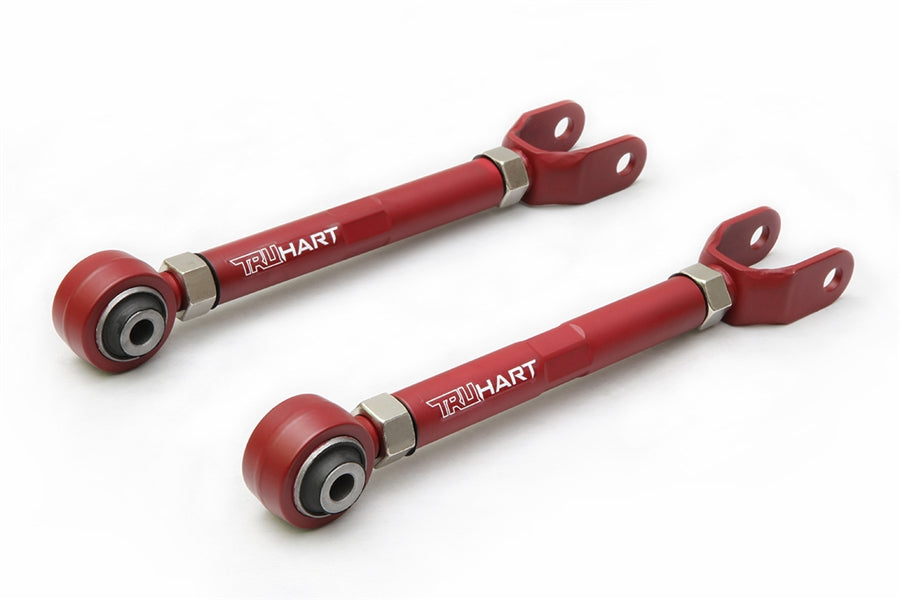TruHart - Rear Camber Kit Red For 03-06 Infiniti G35 03-08 Nissan 350Z 02-06 Nissan Altima 04-13 Nissan Maxima