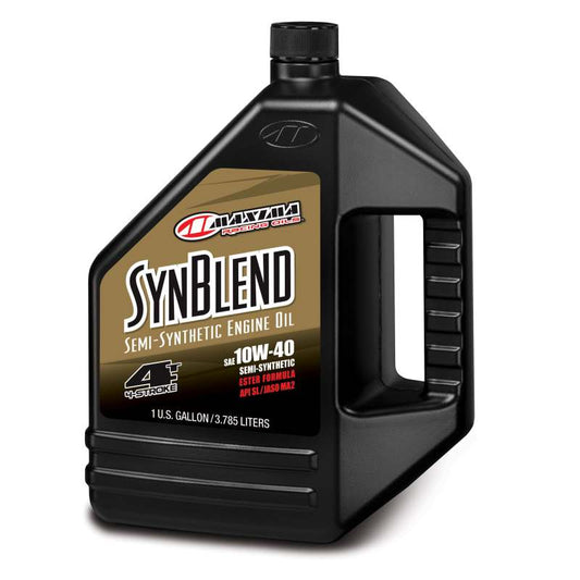 Maxima Syn Blend Ester 4T Semi-Synthetic 10W40 Engine Oil - 128oz