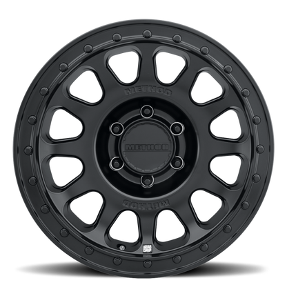 Method MR709 HD Bead Grip 18x 9in / ET12 / 8x180 BP / 124.1mm Bore - Black Wheel